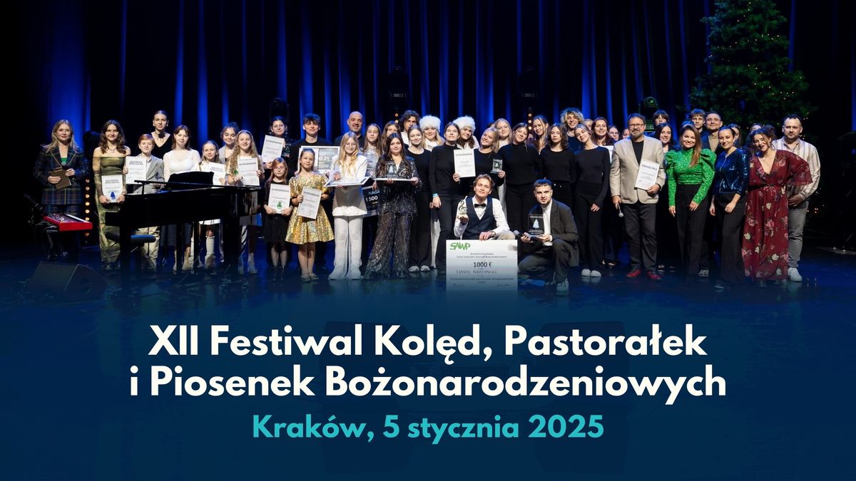 XII Festiwal Kol\u0119d, Pastora\u0142ek i Piosenek Bo\u017conarodzeniowych