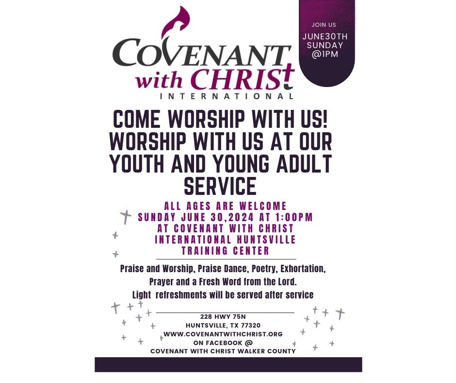 Youth and young adult worship service