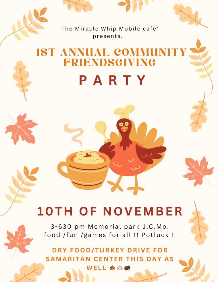 1st annual Community FRIENDSGIVING !! \ud83e\udd83\ud83c\udf41\ud83c\udf3d\ud83c\udf42