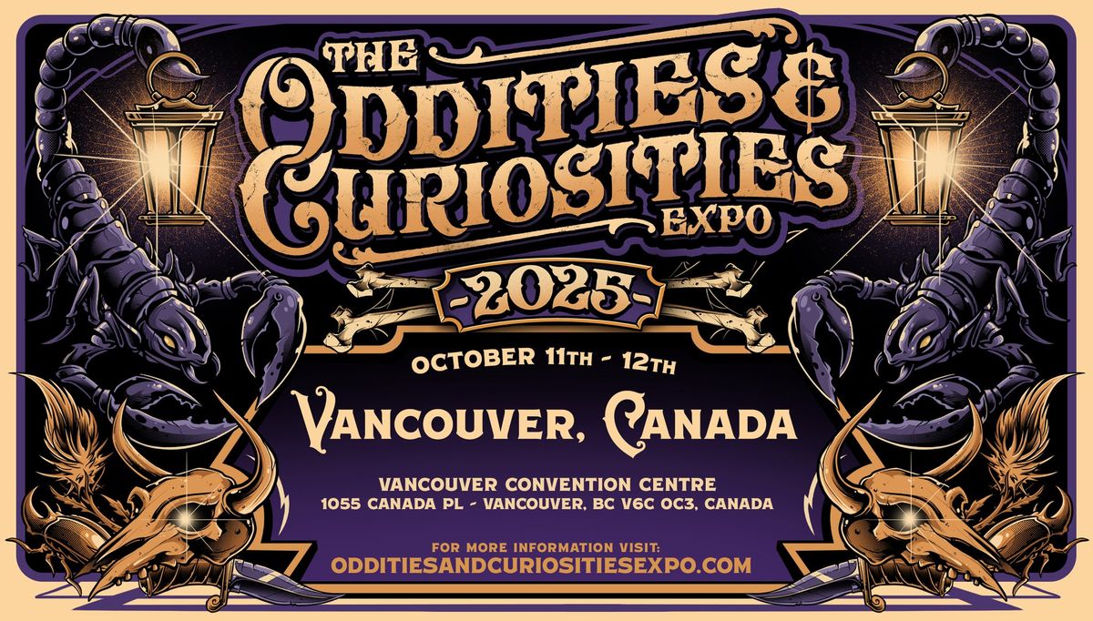 Vancouver (Canada) Oddities & Curiosities Expo 2025 