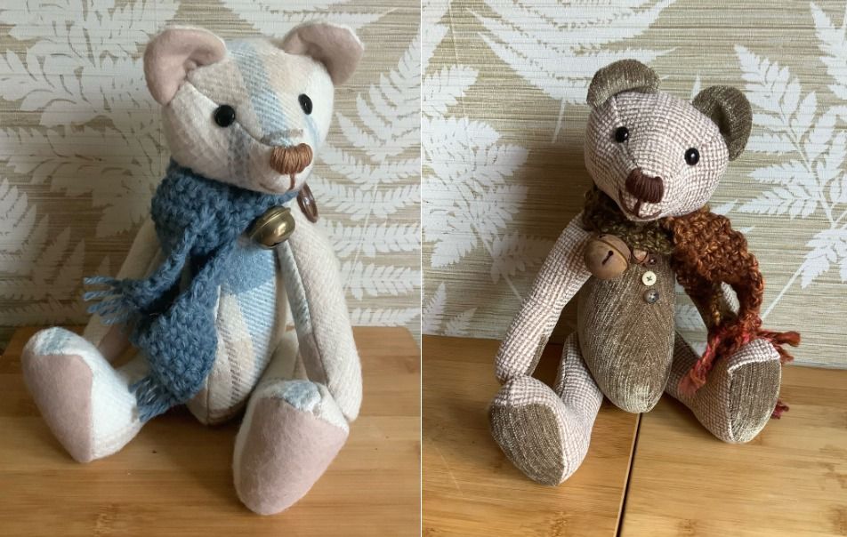 Jointed Memory Bear with Helen 