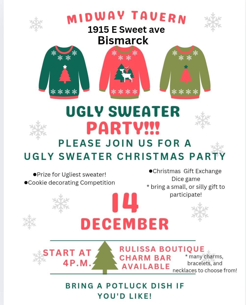 Ugly Sweater Christmas Party!