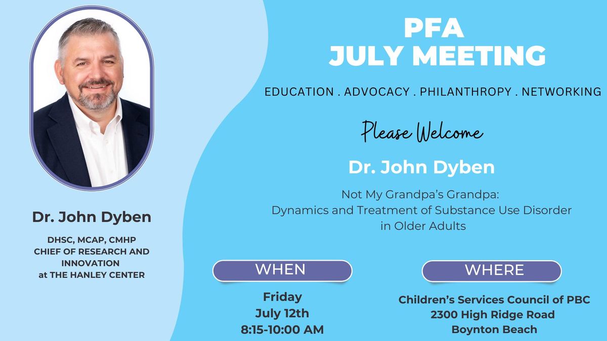 Partnership for Aging July Meeting