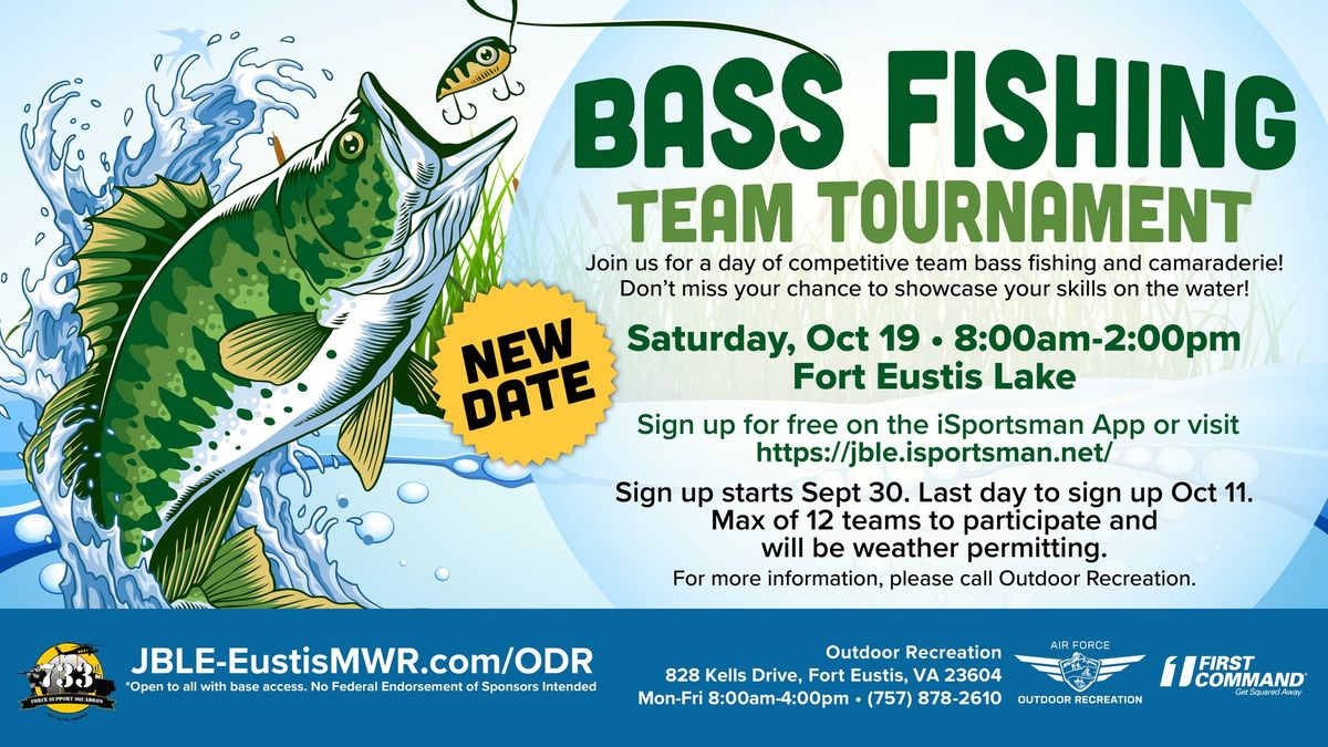 Fort Eustis Bass Fishing Team Tournament 