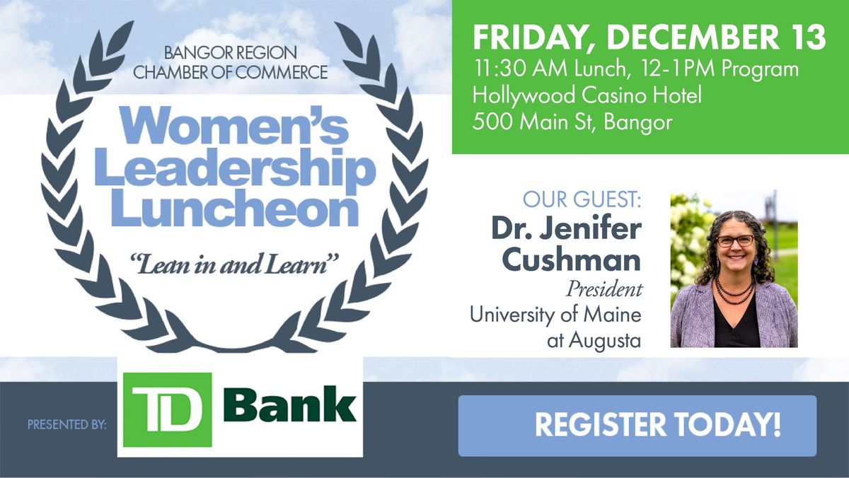 Women's Leadership Luncheon with Dr. Jenifer Cushman