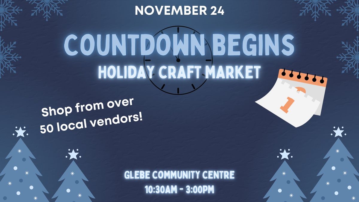 Countdown Begins Holiday Craft Market