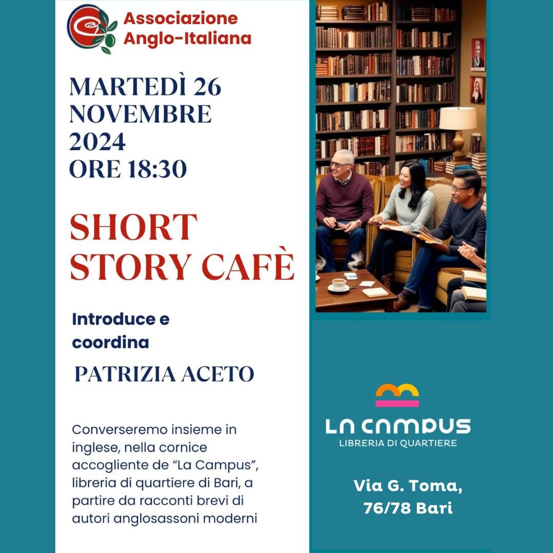 Evento di Presentazione: Short Story Caf\u00e8 - English Reading Group