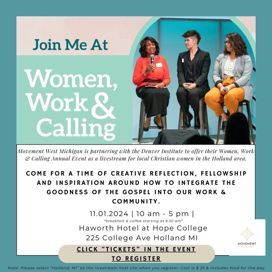 Women, Work & Calling Annual Event