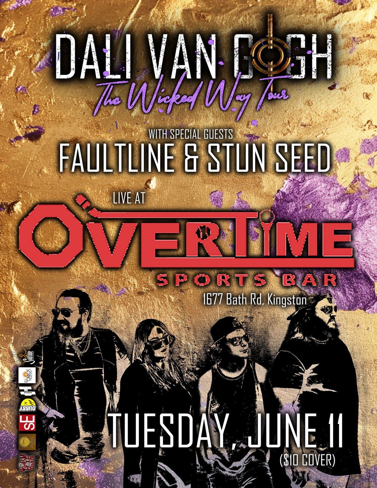 Dali Van Gogh live at Overtime Sports Bar \/\/ ft. Faultline & Stun Seed