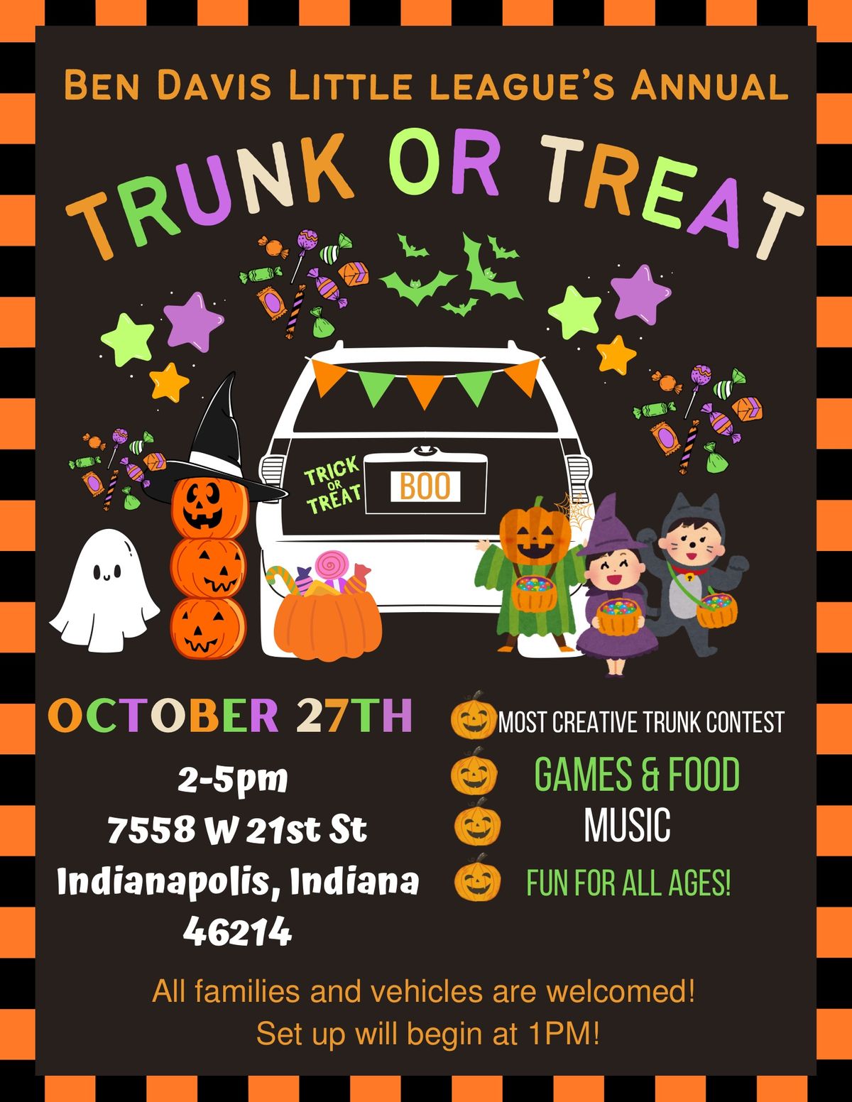 BDLL Trunk or Treat