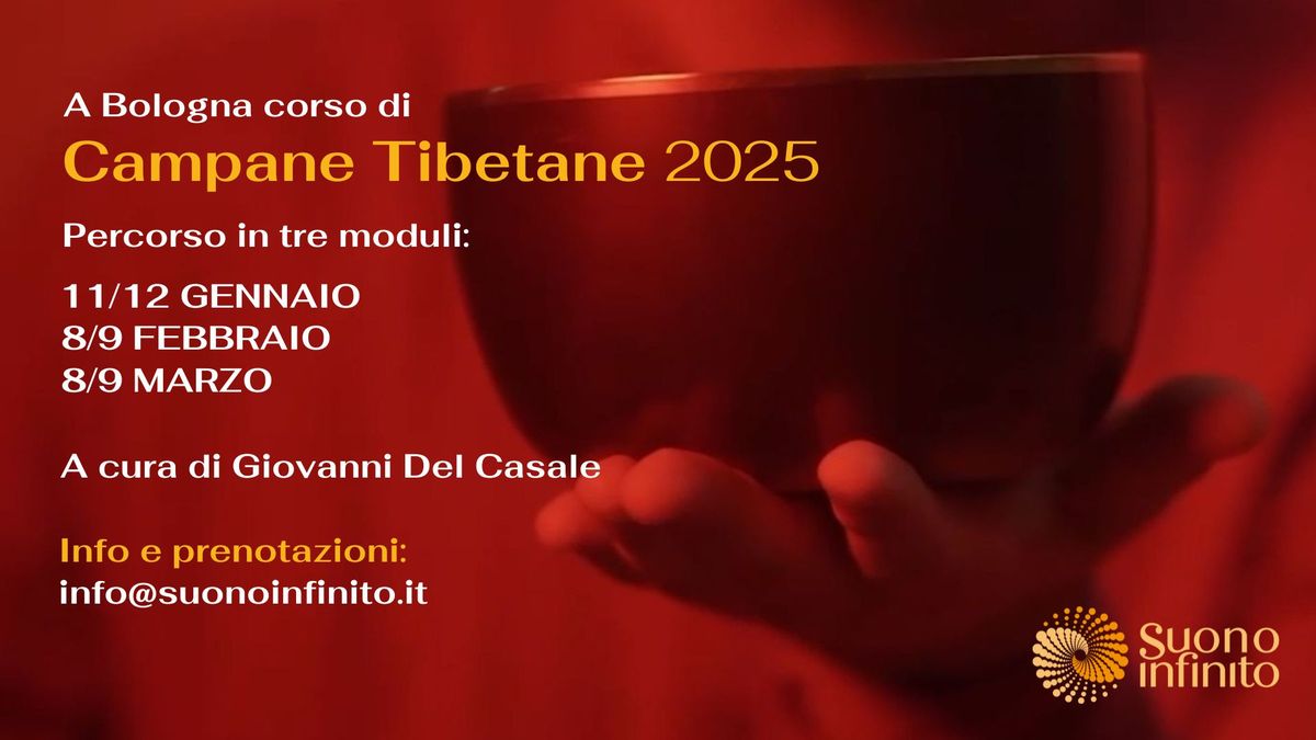 CORSO DI CAMPANE TIBETANE A BOLOGNA 2025!