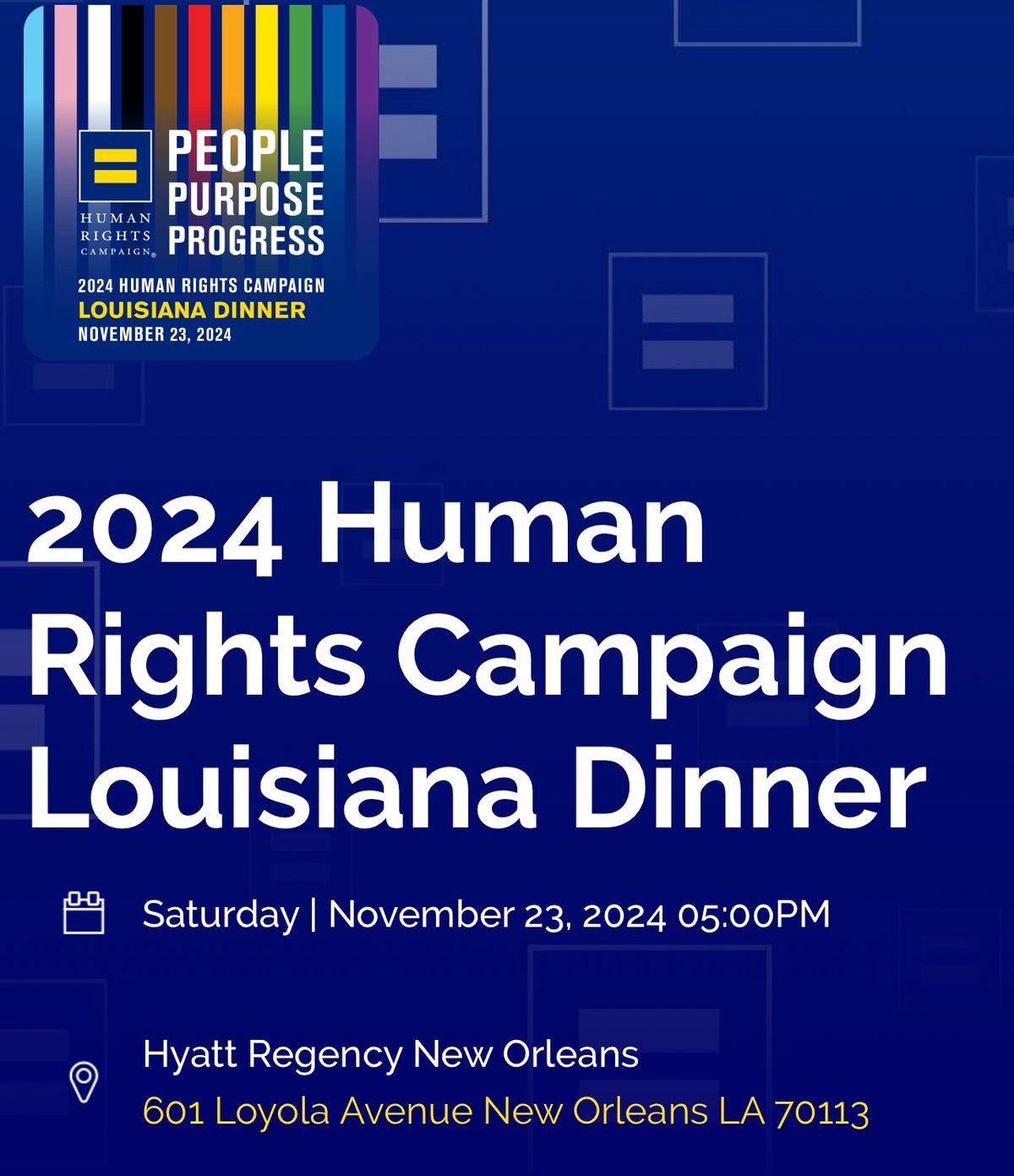 Human Rights Campaign Louisiana Gala