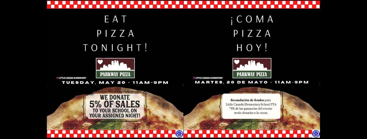 Little Canada Elementary Parkway Pizza Night