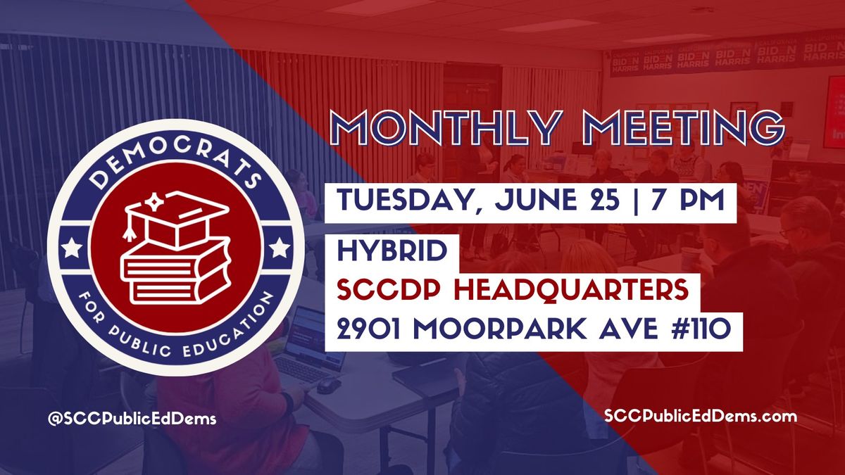 Monthly Meeting: Hybrid