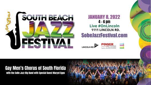 Gay Men\u2019s Chorus of South Florida with the SoBe Jazz Big Band with Special Guest Maryel Epps