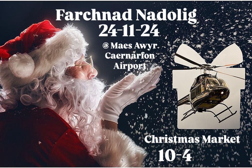 FARCHNAD NADOLIG \ud83d\ude81Christmas Market\ud83c\udf84@ MAES AWYR C\u2019FON