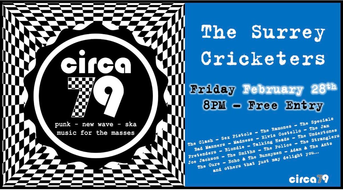 CIRCA79 Live @ The Surrey Cricketers, Croydon