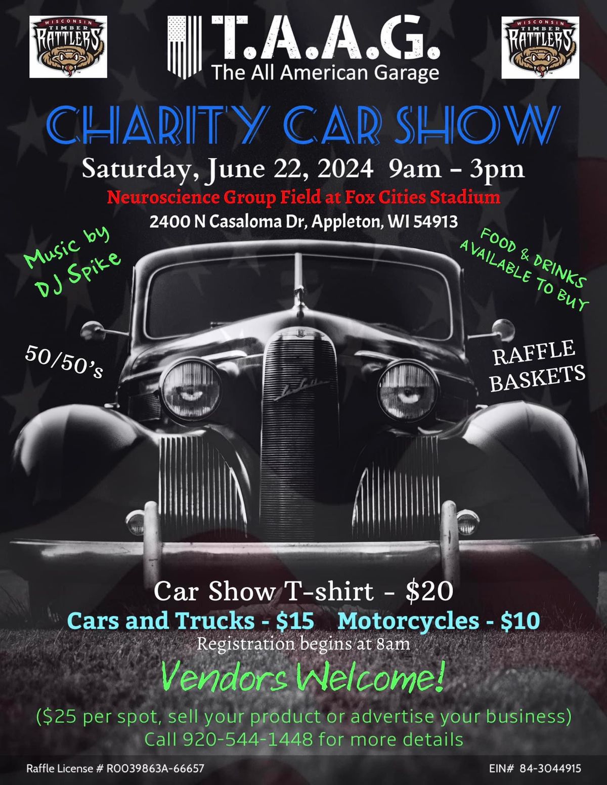 The All American Garage Charity Car Show 
