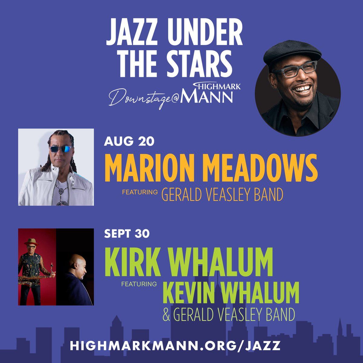 Jazz Under the Stars - Kirk Whalum feat. Kevin Whalum and Gerald Veasley at TD Pavilion at the Mann