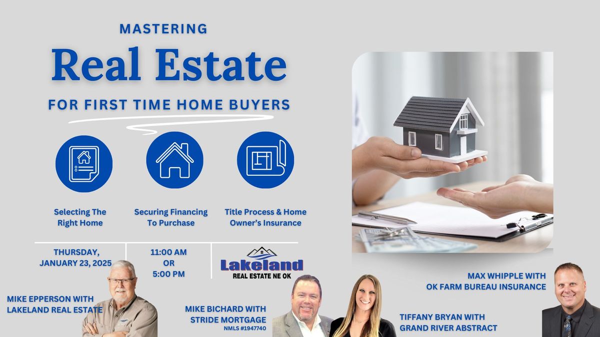 Home Buying 101: Real Talk with Real Estate Experts *TWO CHANCES TO ATTEND!