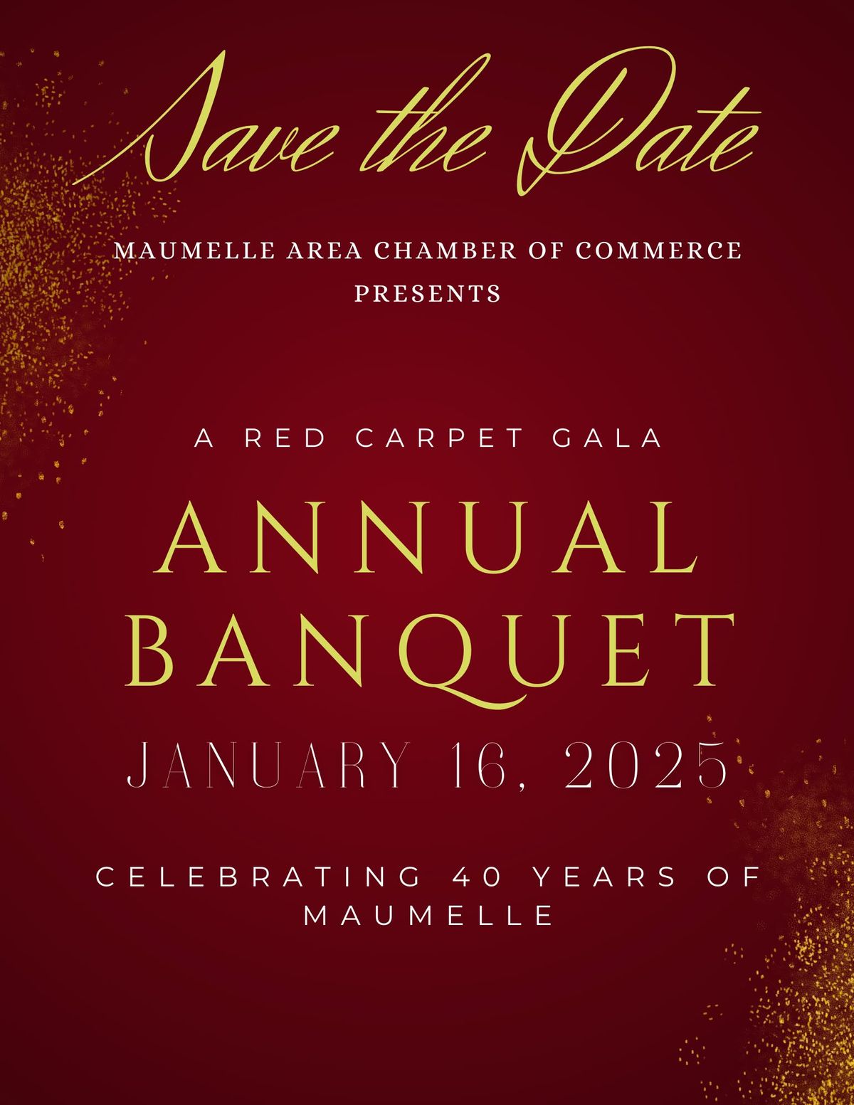 Maumelle Annual Banquet  "A Red Carpet Gala " 