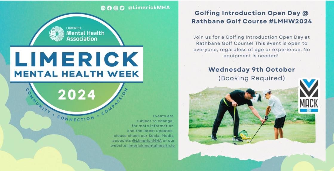 Golf Intor day with Limerick Mental Health