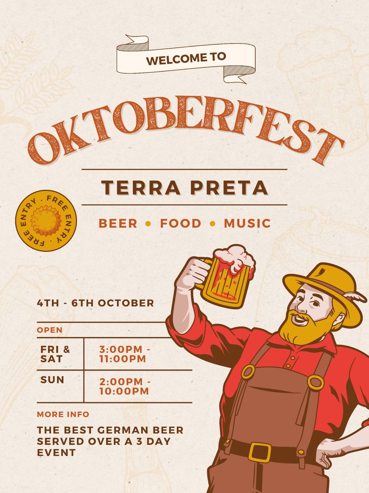 Oktoberfest Takeover at Terra Preta