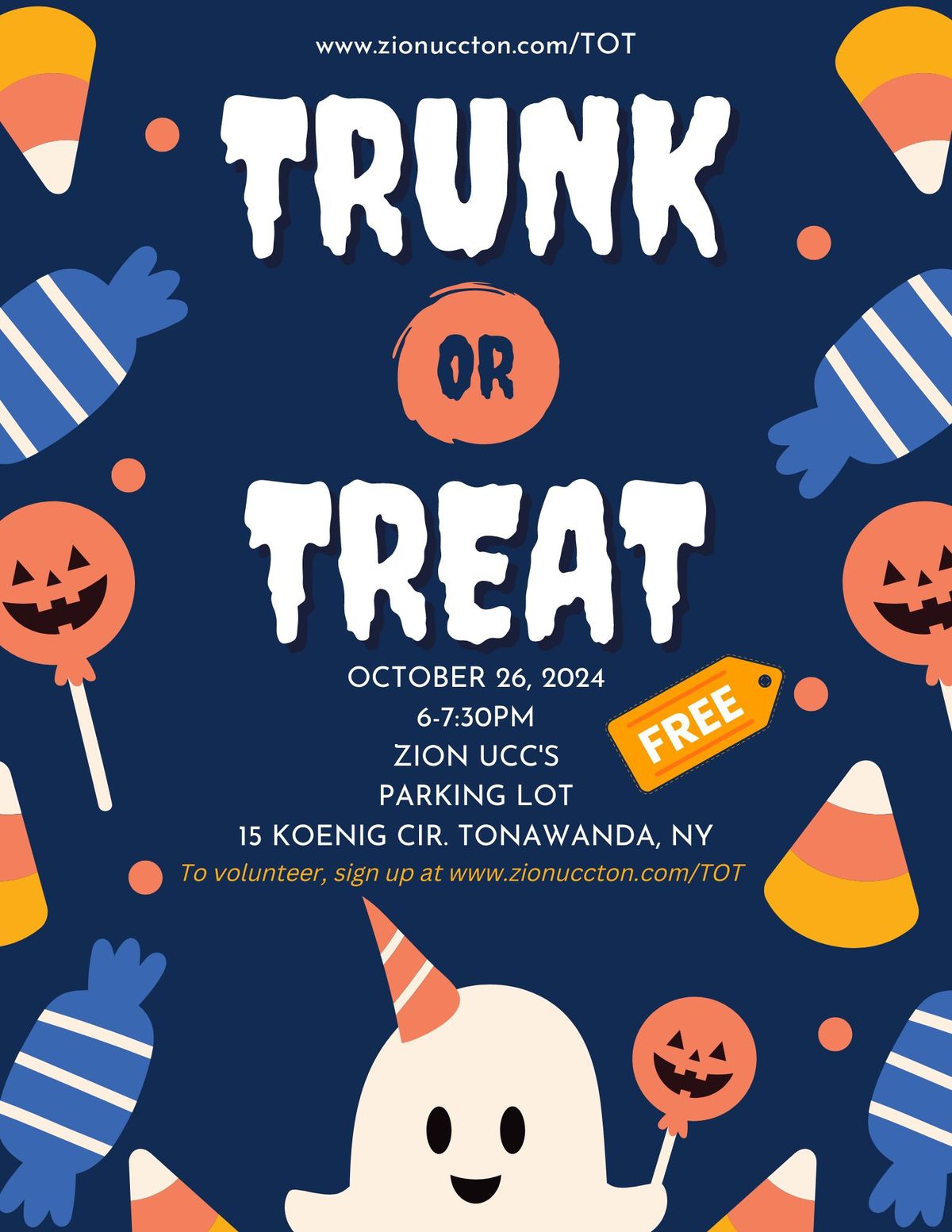 Zion UCC's 2024 Trunk or Treat