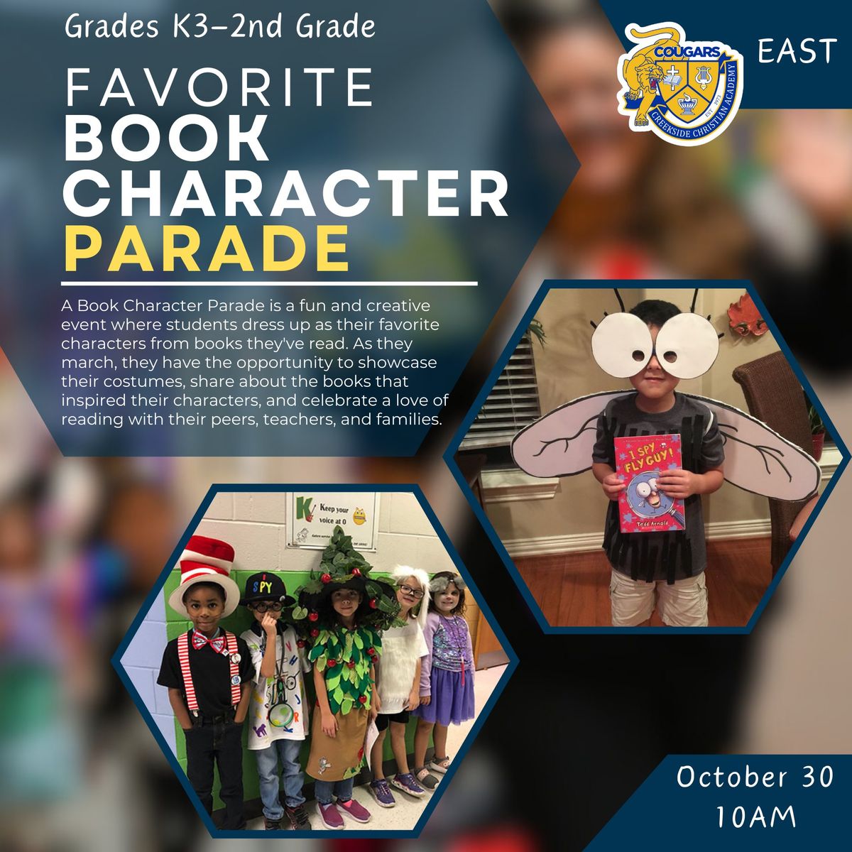 Favorite Book Character Parade | EAST CAMPUS | K3-2nd Grade