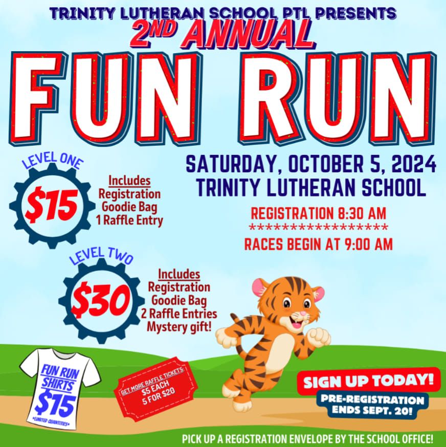 2nd Annual Trinity Fun Run and Raffle 