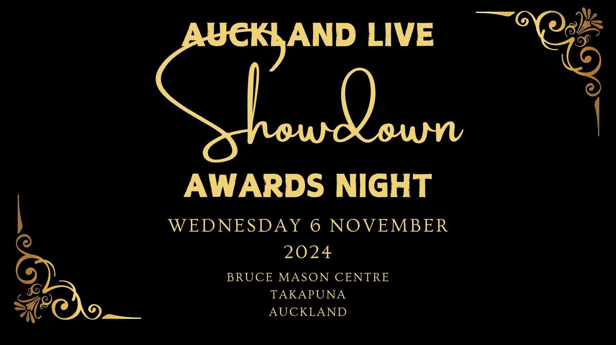 Auckland Live Showdown Awards Night