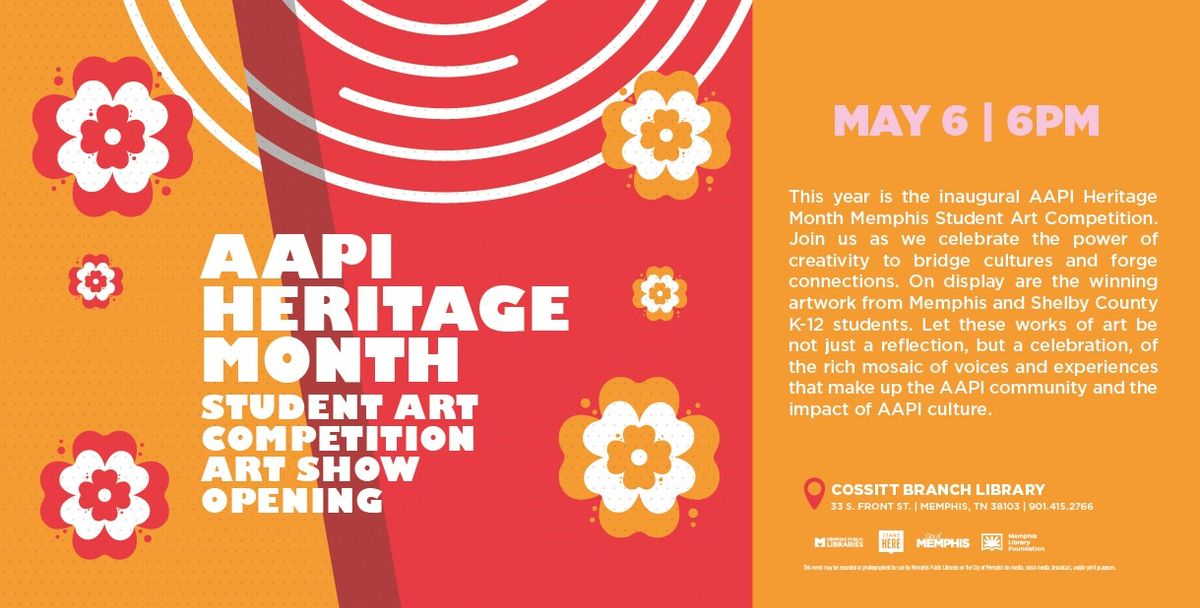 AAPI Heritage Month Student Art Competition and Show Opening