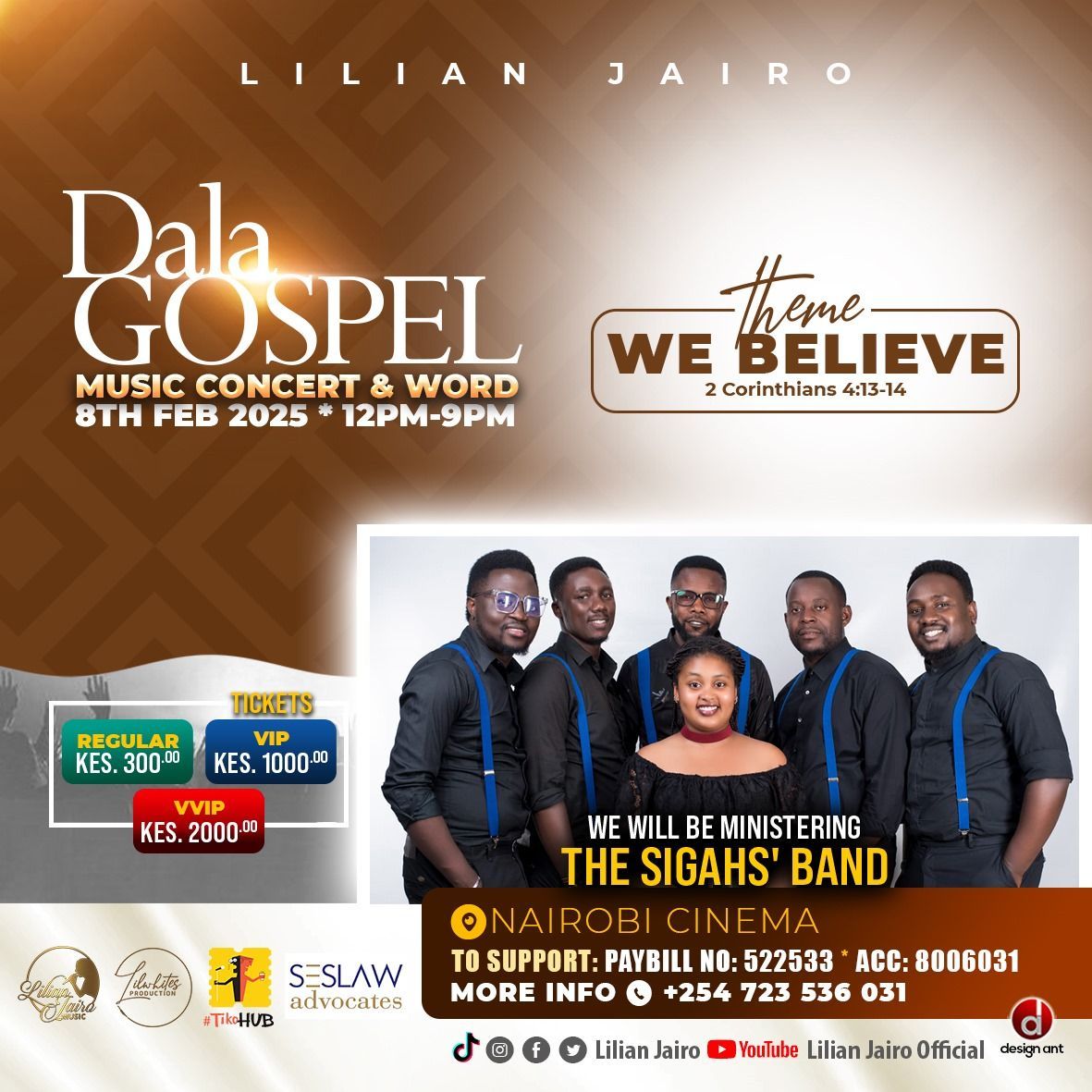 The SIGAHS' band live in NAIROBI cinema