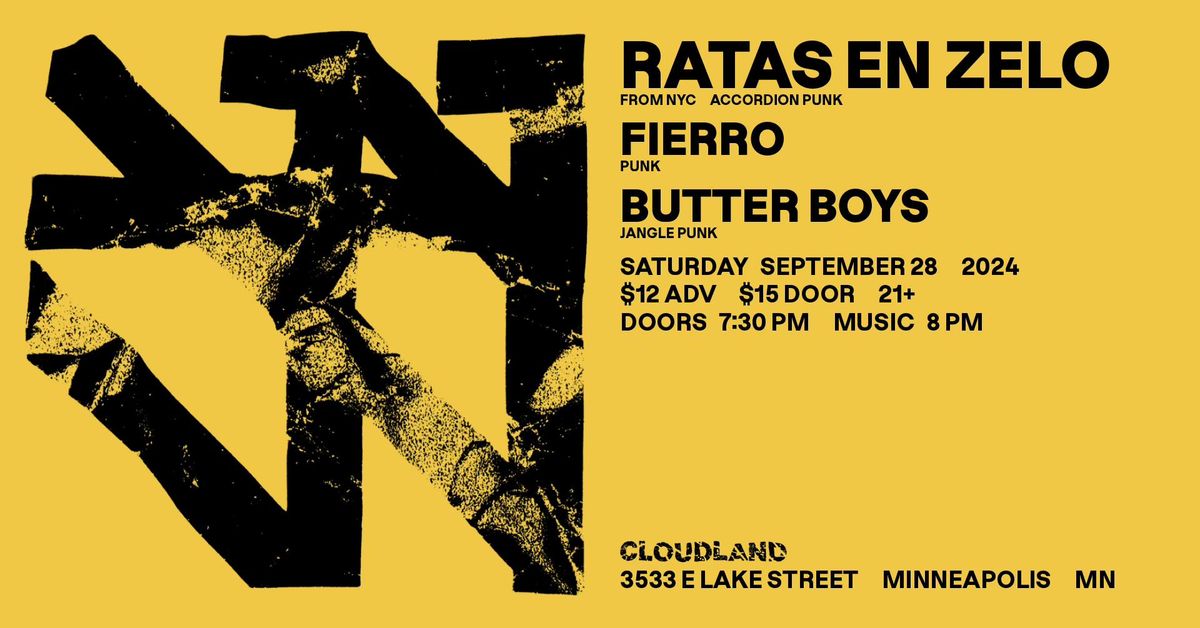 Ratas En Zelo, Fierro, Butter Boys 