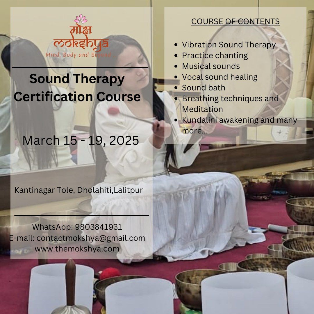 Sound Therapy Certification Course