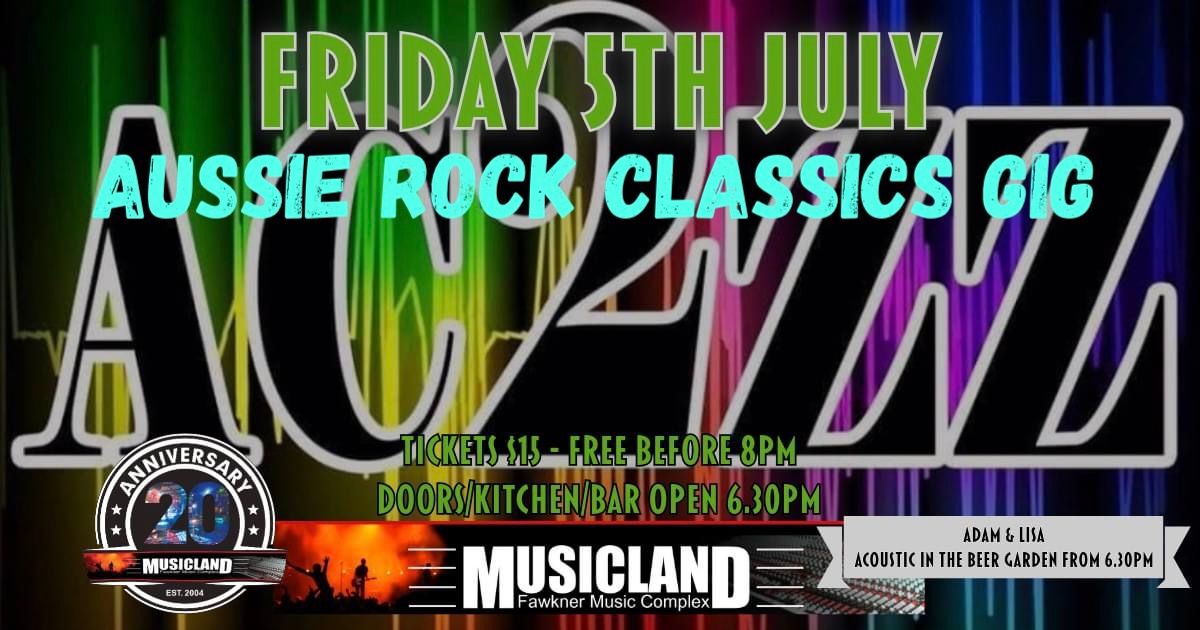 AC2ZZ @Musicland for Aussie Classic Rock Gig