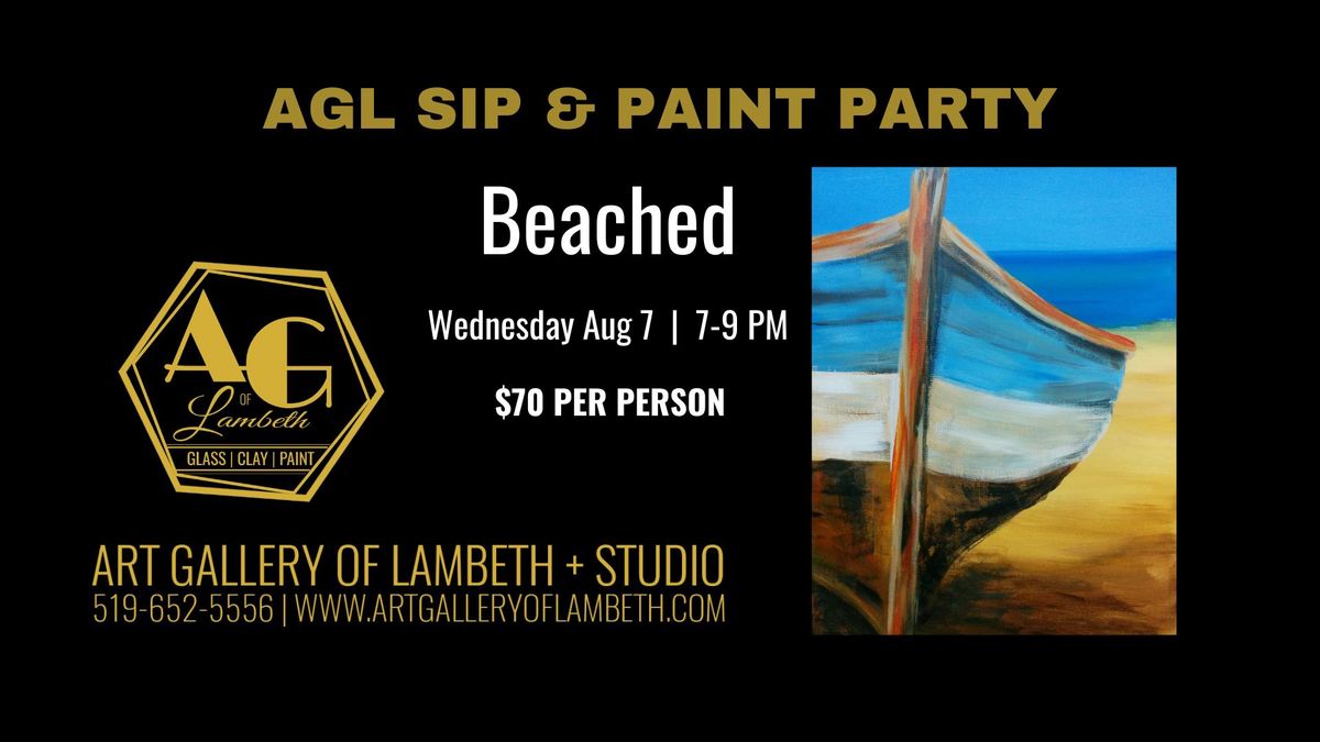 AGL Sip & Paint  - Beached
