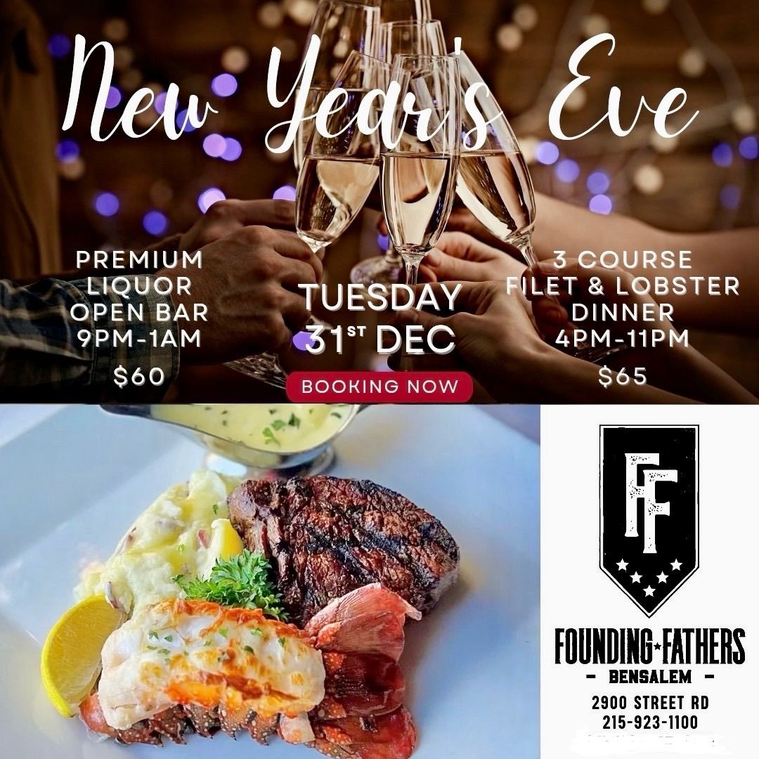 New Year's Eve Celebration at Founding Father's