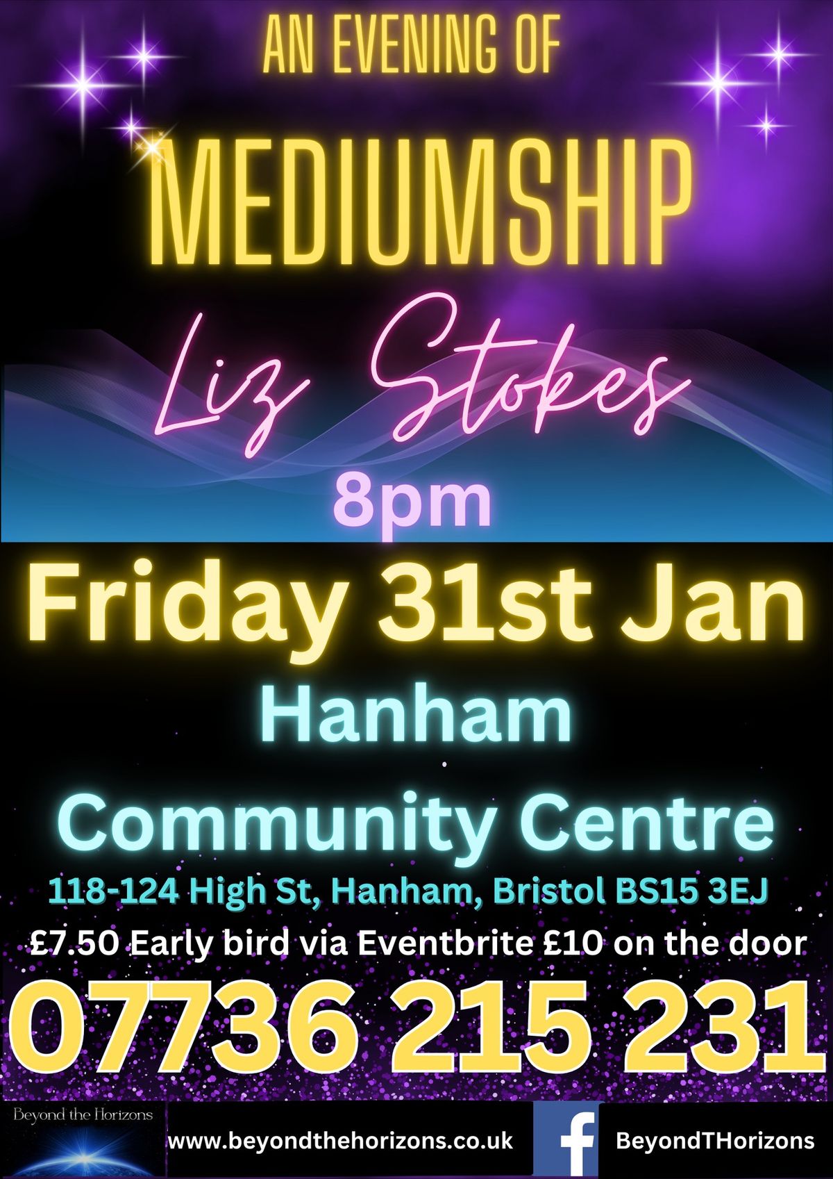 Evening of mediumship with Liz Stokes