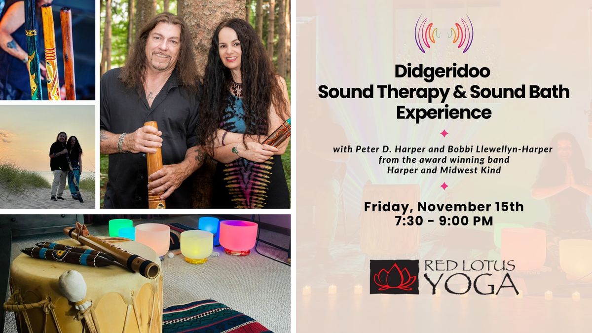 Didgeridoo Sound Therapy & Sound Bath Experience