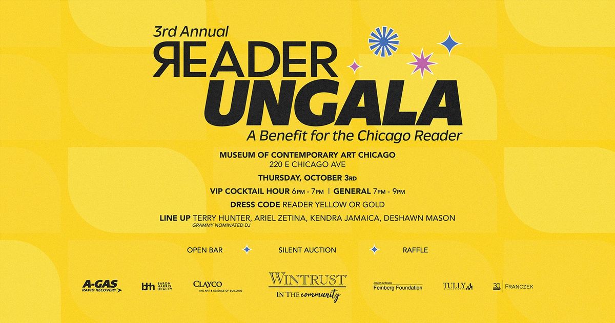 Third Annual Reader UnGala Benefit