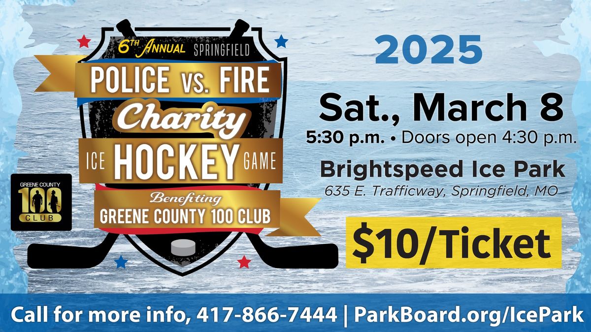 Police vs. Fire Charity Ice Hockey Game \ud83c\udfd2\ud83d\udea8\ud83d\udd25 2025