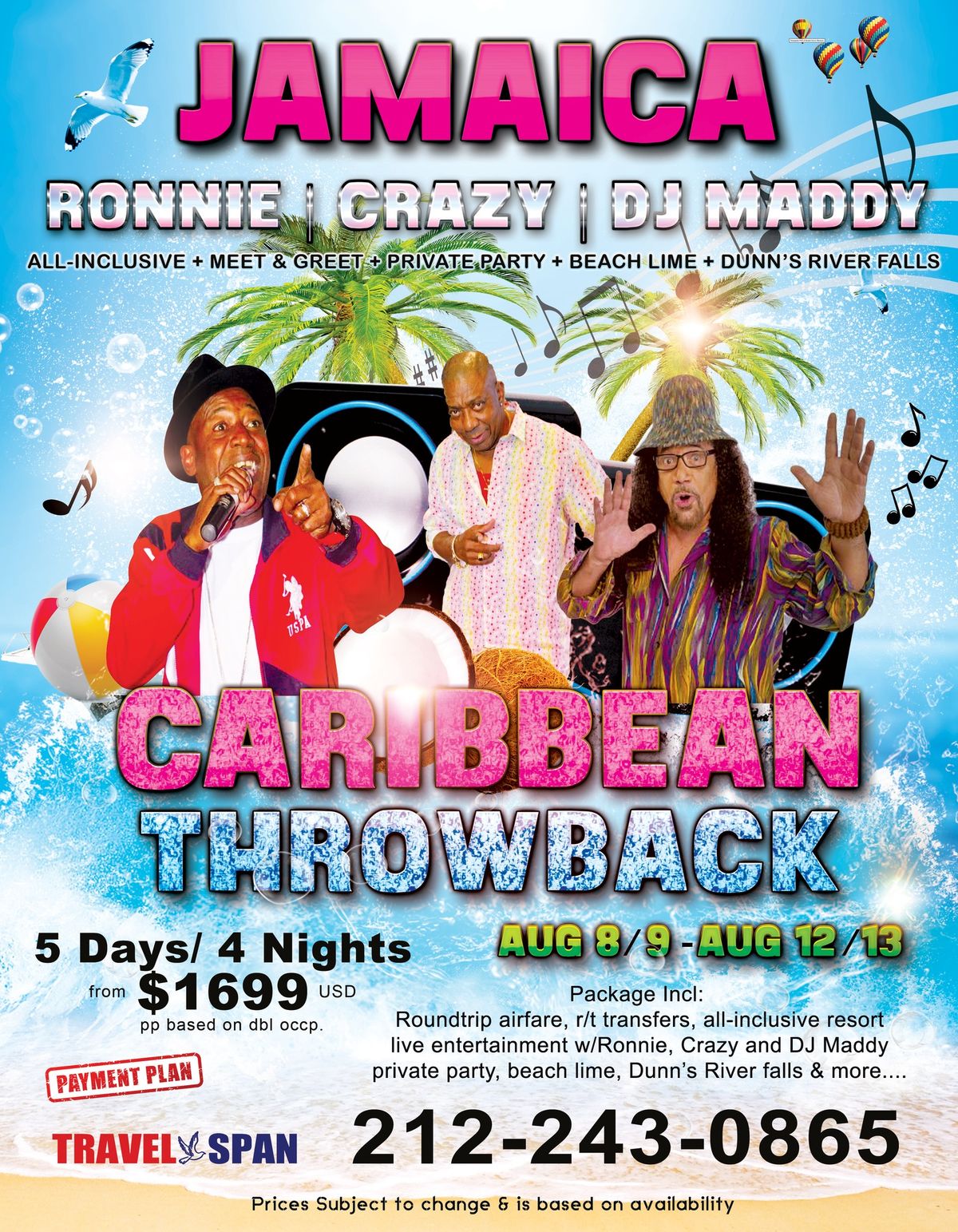 ALL-INCLUSIVE Caribbean Vacation & Throwback Event