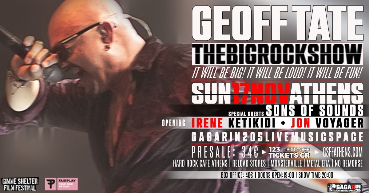 Geoff Tate The Big Rock Show Live in Athens