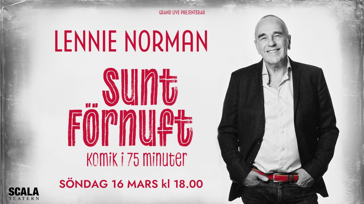 LENNIE NORMAN - SUNT F\u00d6RNUFT! - SCALATEATERN KARLSTAD