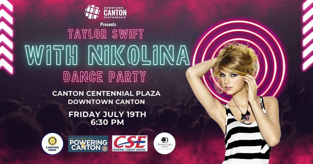 Taylor Swift Dance Party At Canton Centennial Plaza