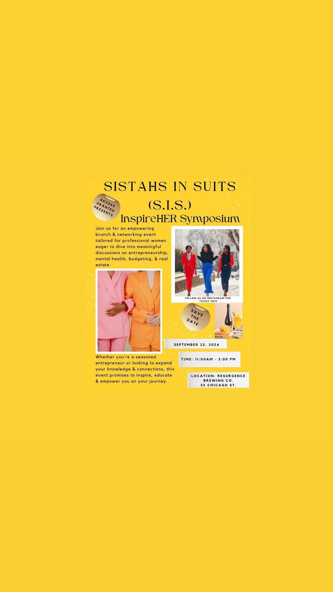 Sistahs In Suits (S.I.S.) InspireHER Symposium \ud83e\udd0e