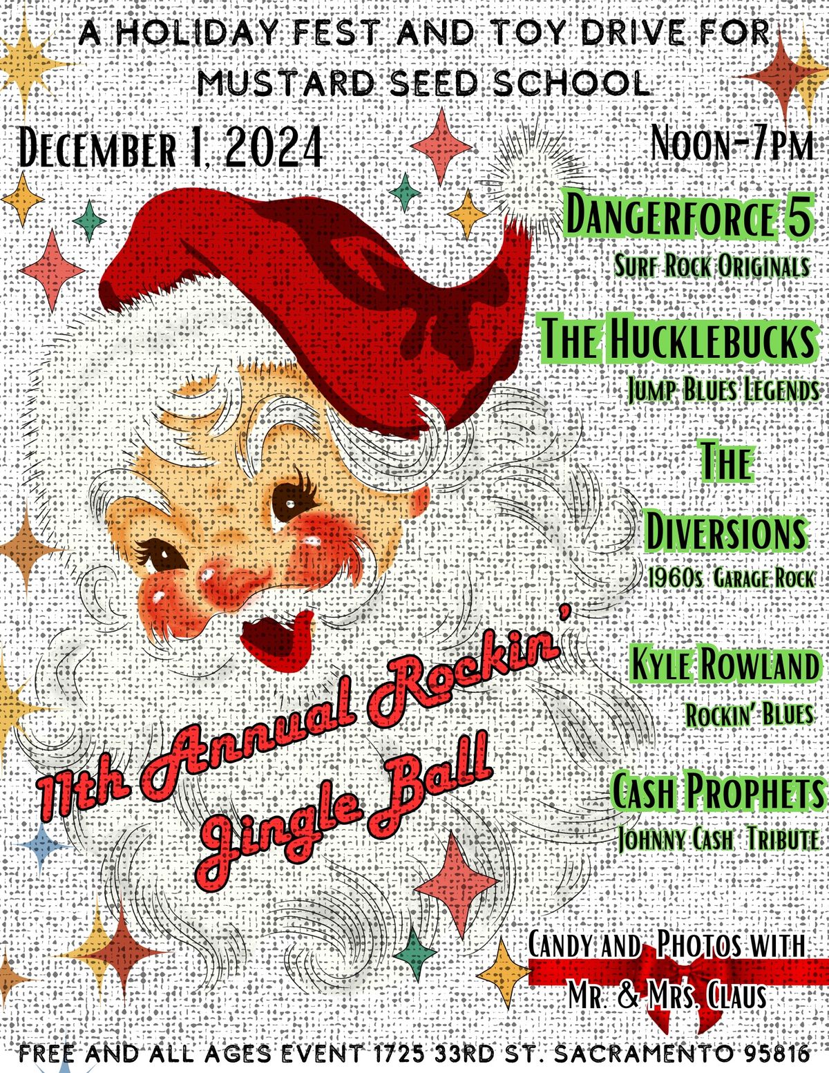 11th Annual Rockin' Jingle Ball Toy Drive for Mustard Seed School