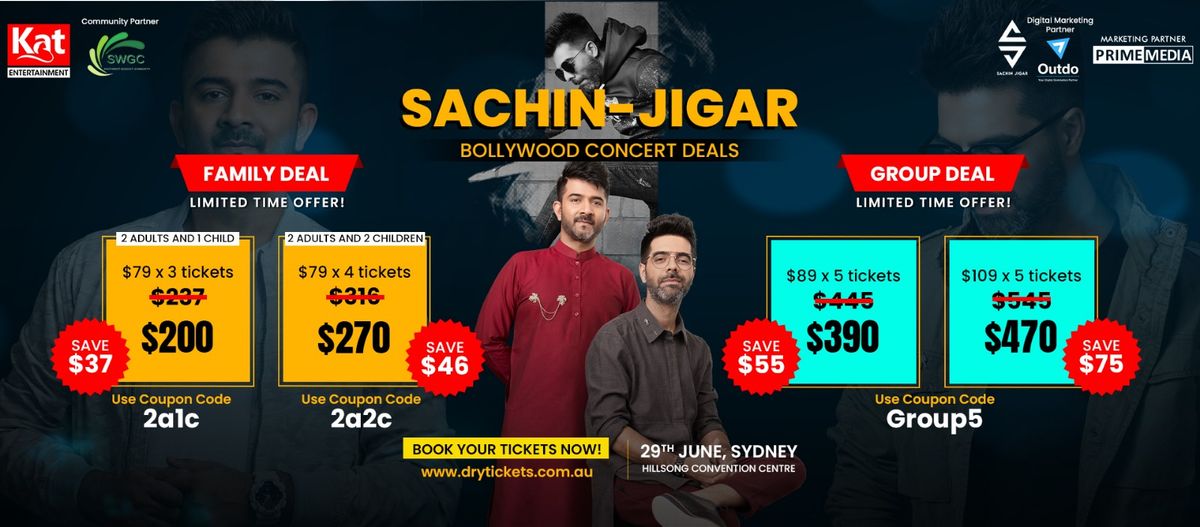Sachin-Jigar Live Concert | Sydney