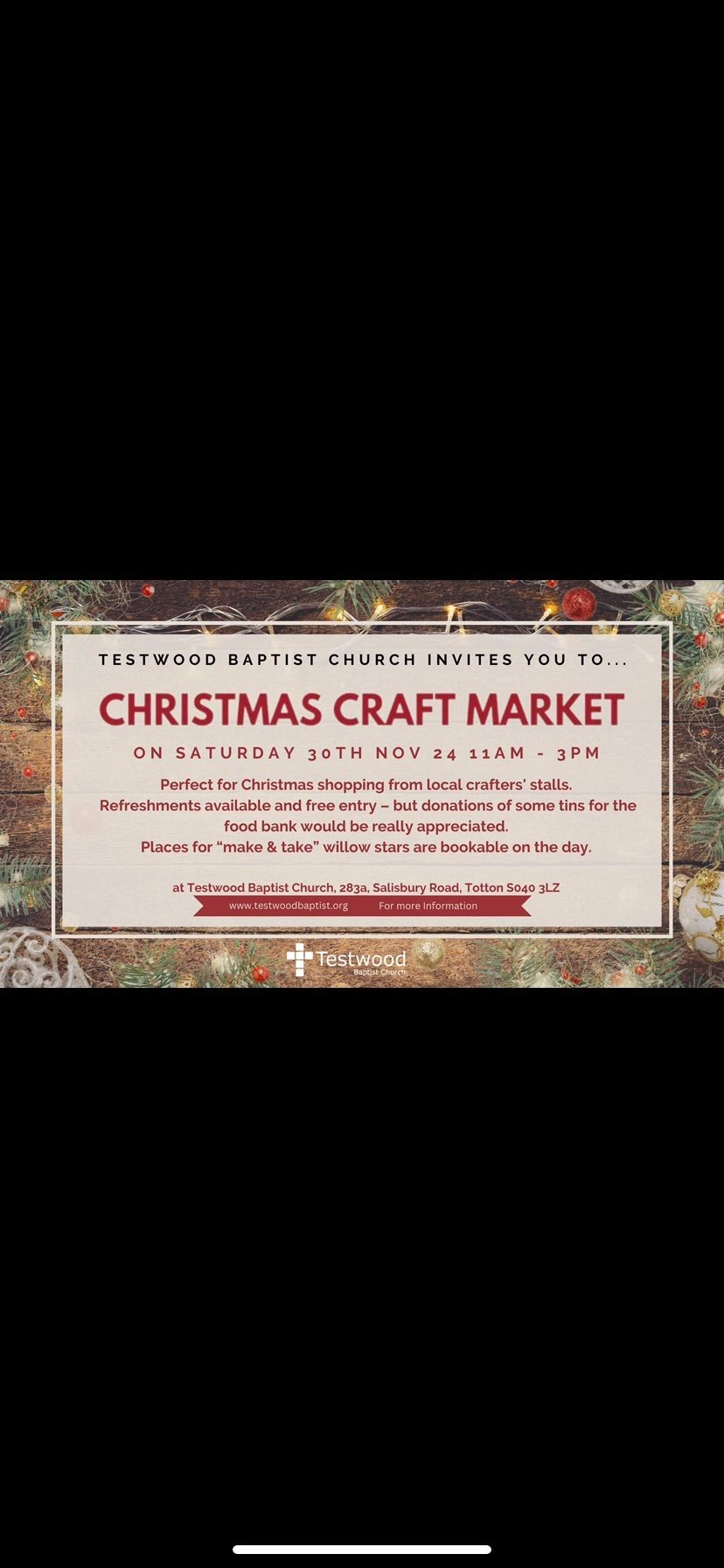 Christmas Craft Market in Totton 